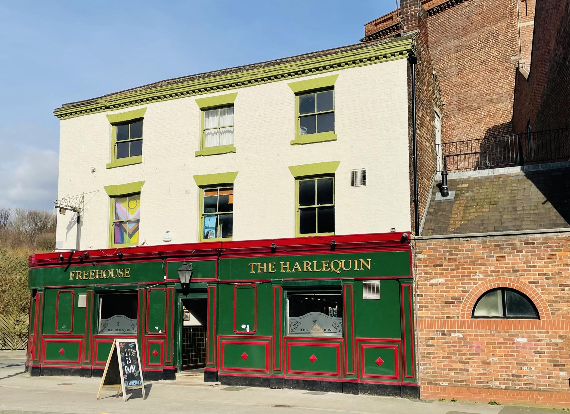The Harlequin . (Pub, External, Key). Published on 03-03-2025
