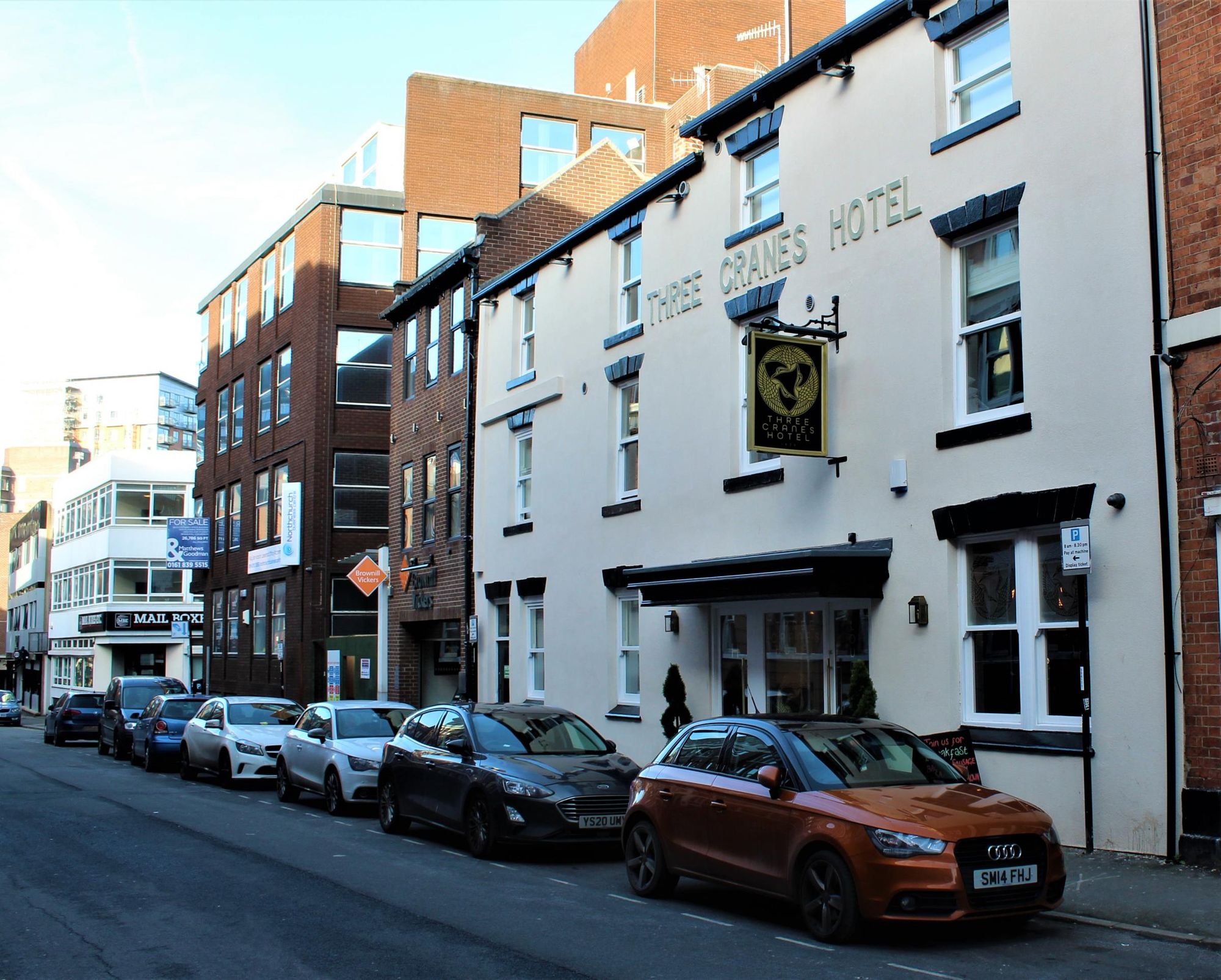 January 2022: Three Cranes Hotel. (Pub, External, Key). Published on 30-01-2022