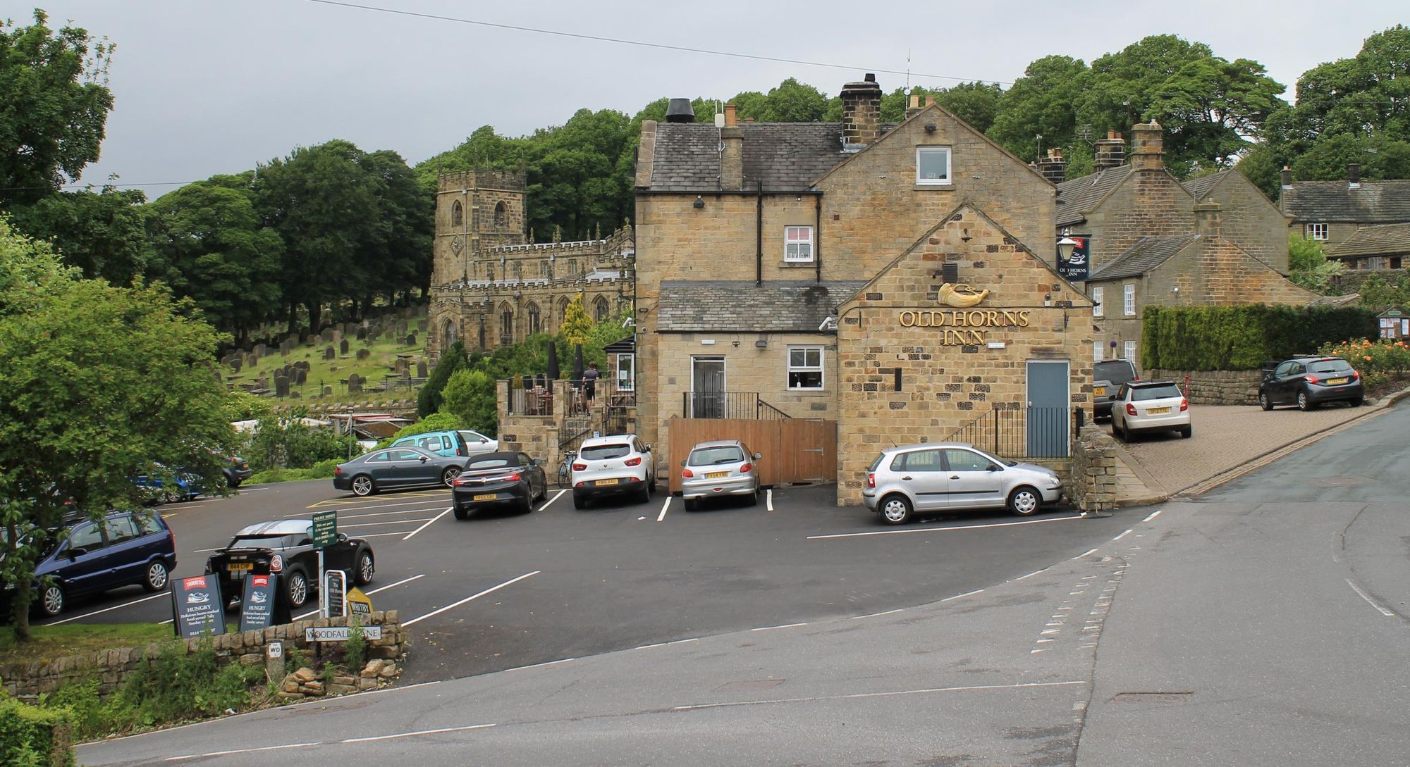 Old Horns, High Bradfield. (Pub, External). Published on 10-06-2017