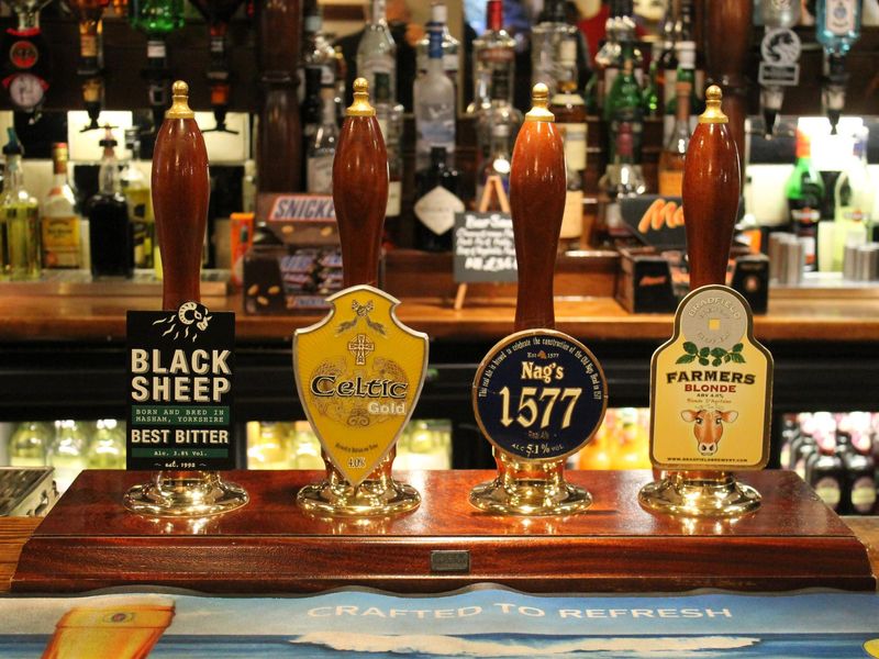 The back bar. (Pub, Bar). Published on 03-12-2017
