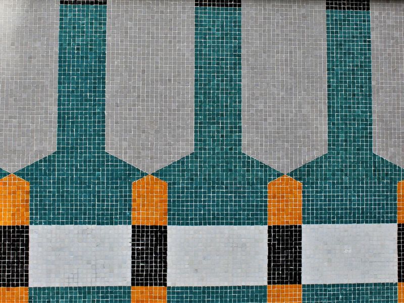 Detail of the mosaics. (Pub, External). Published on 27-07-2022