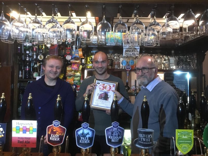 30 years in the CAMRA GBG - January 2019. (Publican, Award). Published on 14-01-2019