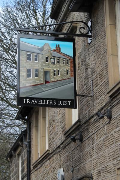 Travellers Rest, Oughtibridge: old pub sign. (External, Sign). Published on 30-07-2015