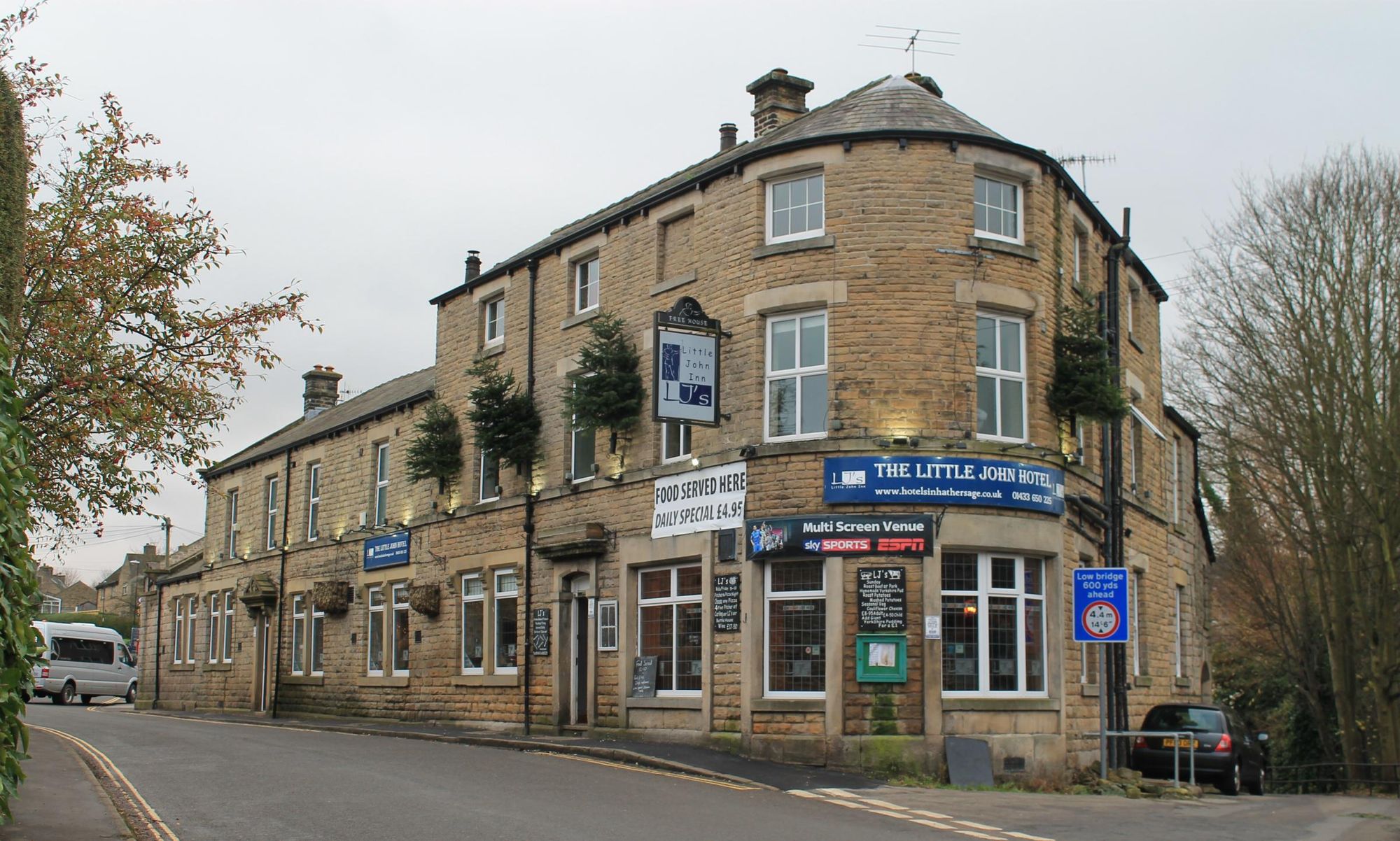 Little John Inn, Hathersage. (Pub, External). Published on 03-12-2017