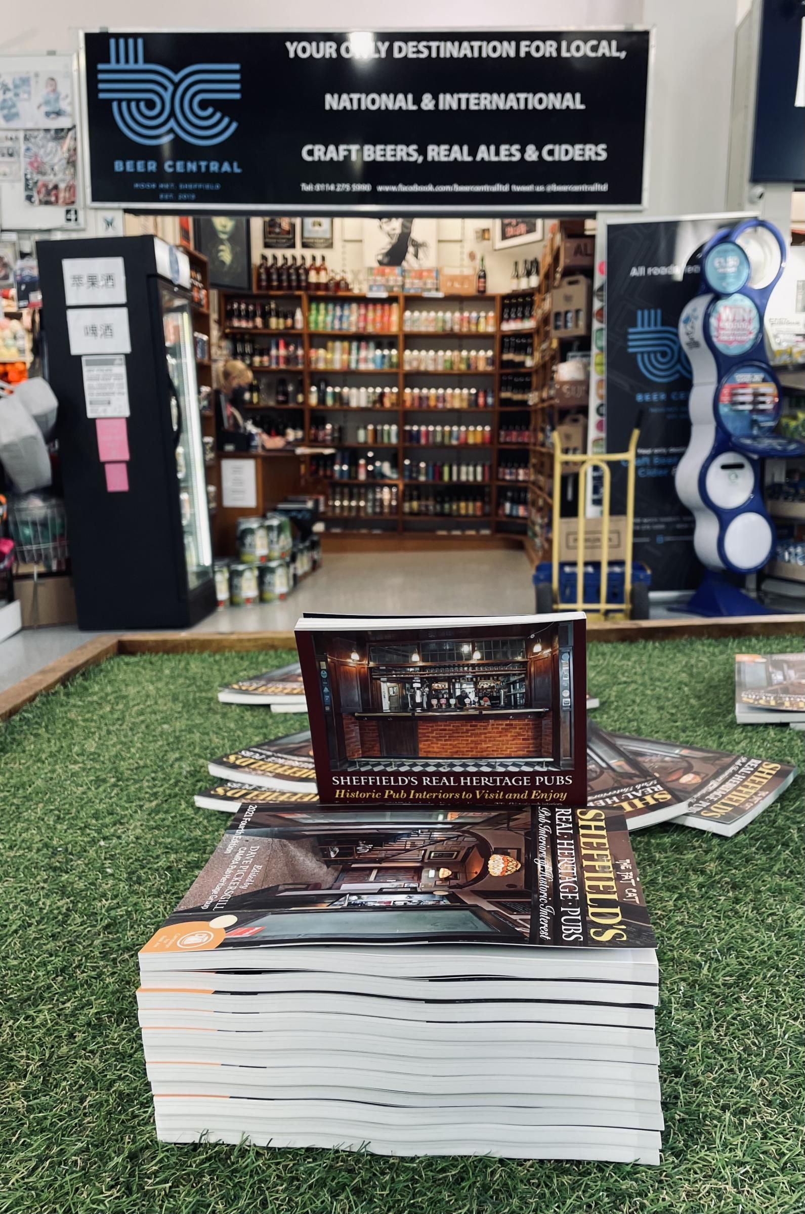 Beer Central during a 2021 book signing event. (External, Key). Published on 18-12-2021