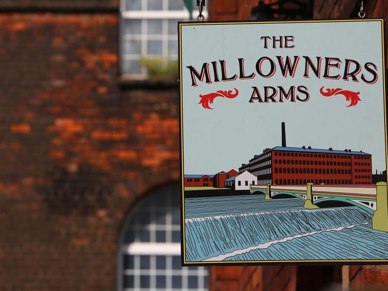 Millowners sign. (External, Sign). Published on 13-02-2019