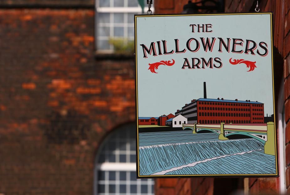 Millowners sign. (External, Sign). Published on 13-02-2019