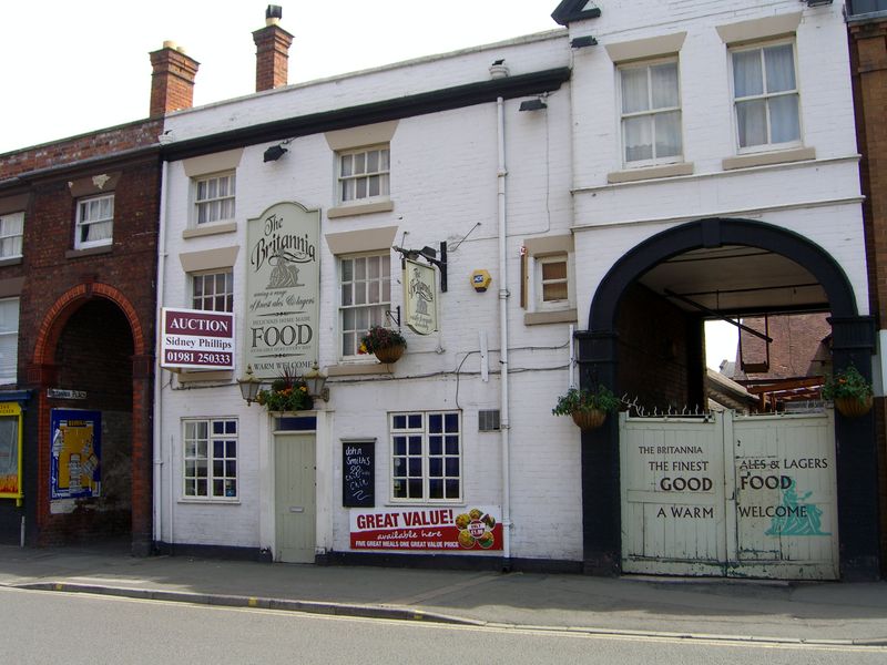 Britannia, Shrewsbury. (Pub, External, Key). Published on 27-09-2012