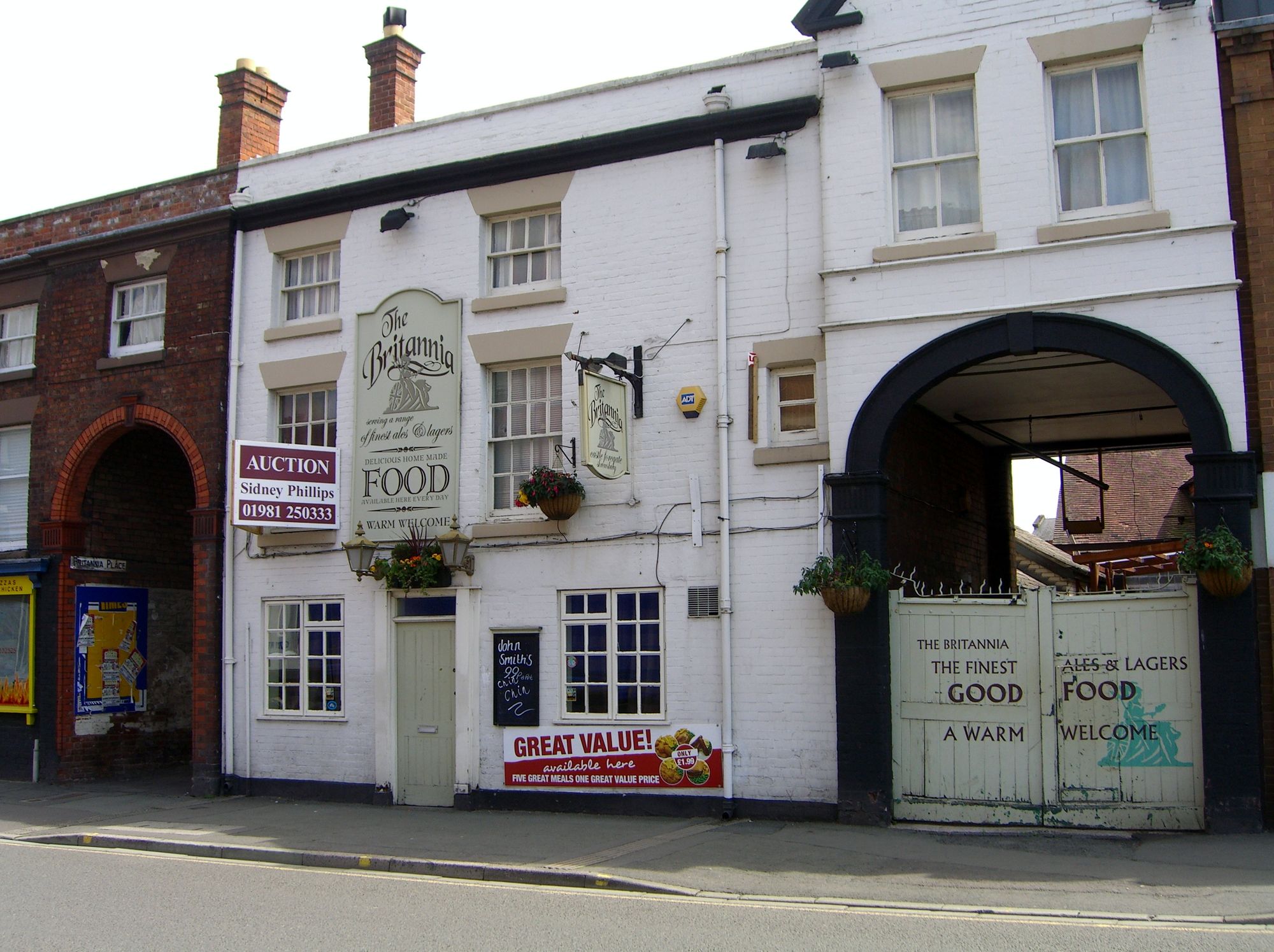 Britannia, Shrewsbury. (Pub, External, Key). Published on 27-09-2012