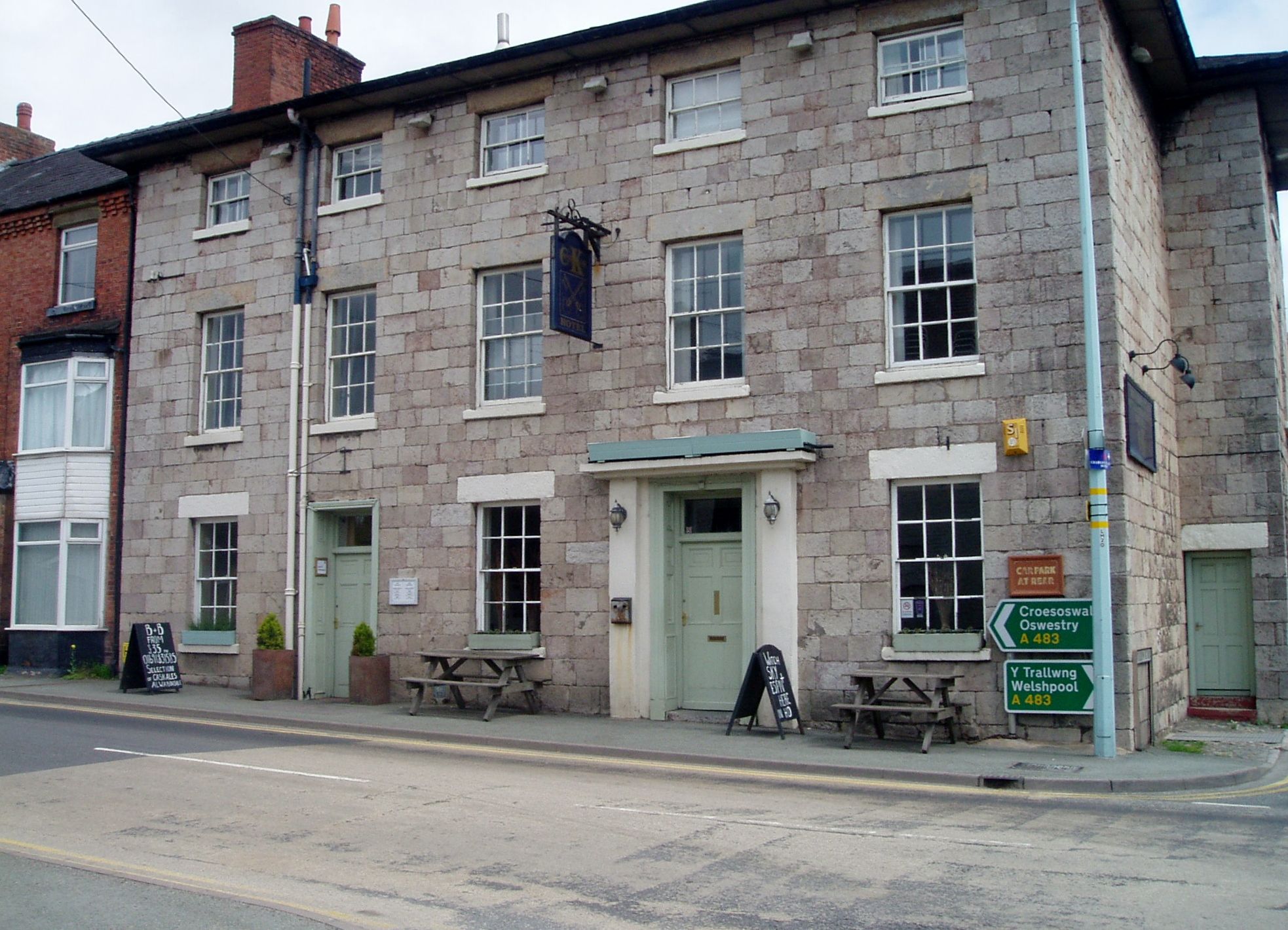 Cross Keys, Llanymynech. (Pub, External). Published on 27-09-2012