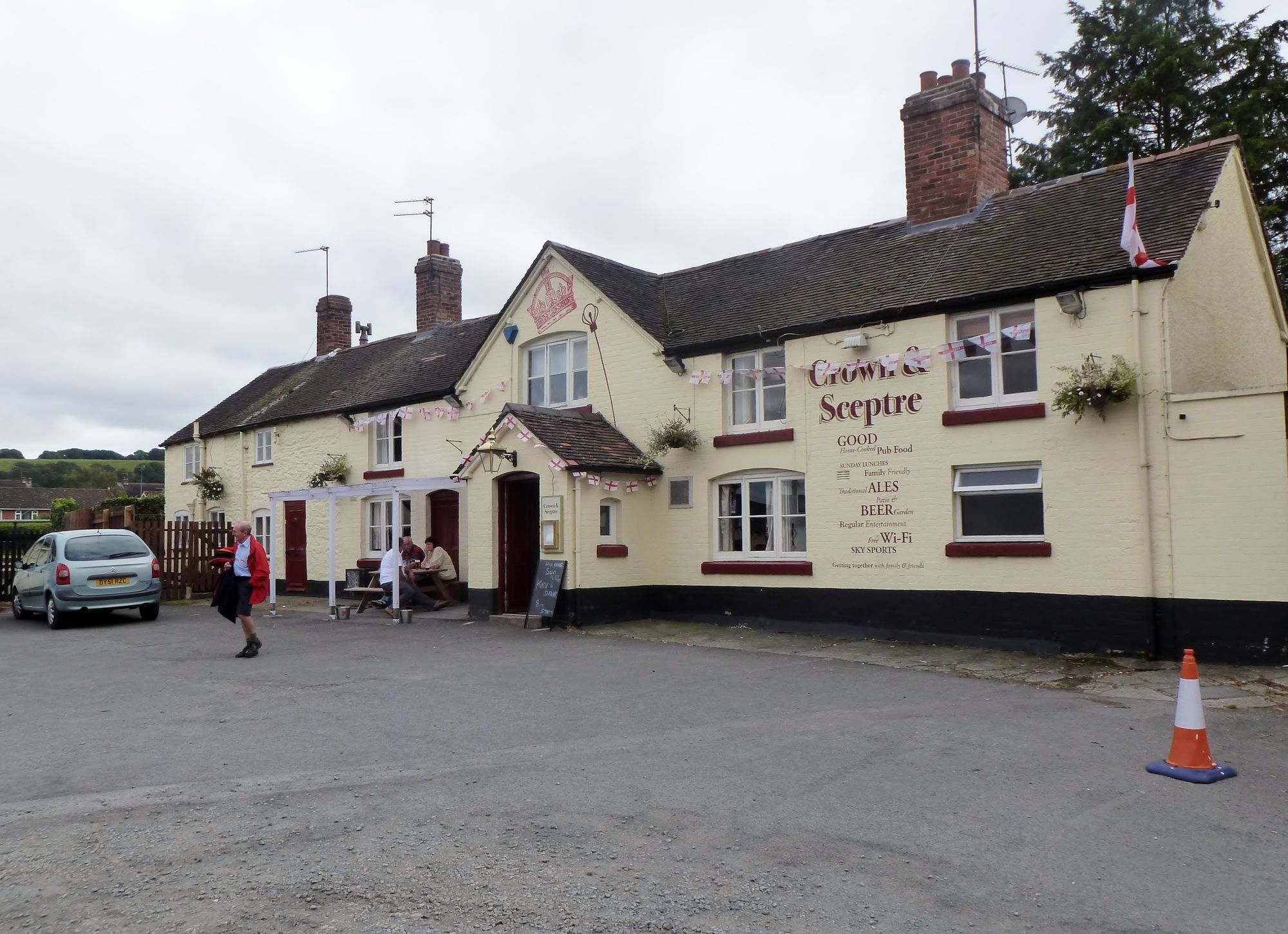 Crown & Sceptre, Minsterley. (Pub, External). Published on 27-09-2012