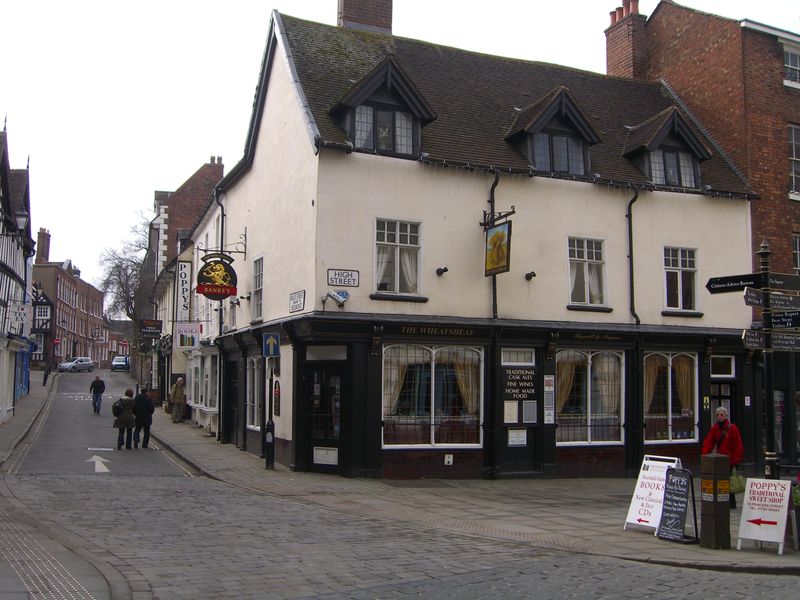 Wheatsheaf, Shrewsbury. (Pub, External). Published on 27-09-2012