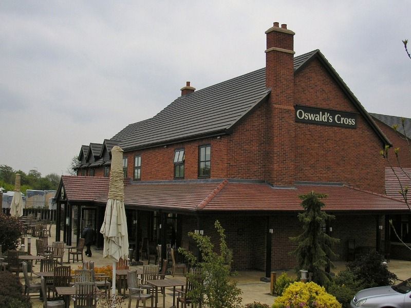 Oswalds Cross, Oswestry. (Pub, External, Key). Published on 27-09-2012 