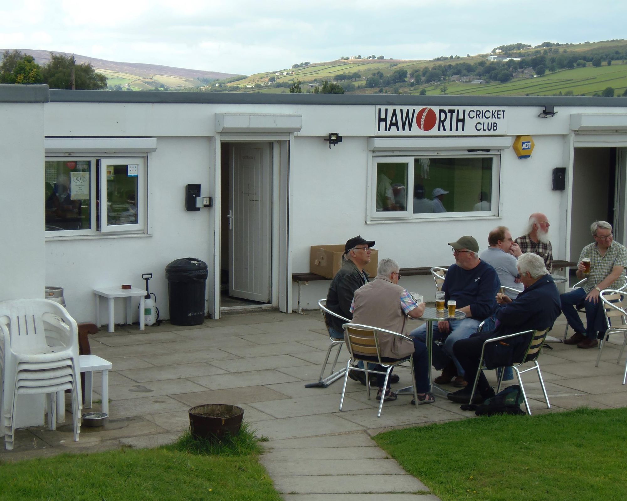 Drinking outside Club House August 2024. (Pub, Garden). Published on 19-08-2024