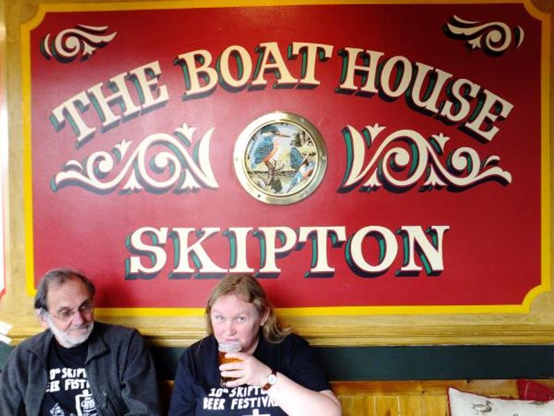 Interior, the Boat House, Skipton 2016. (Pub, Bar). Published on 26-04-2016