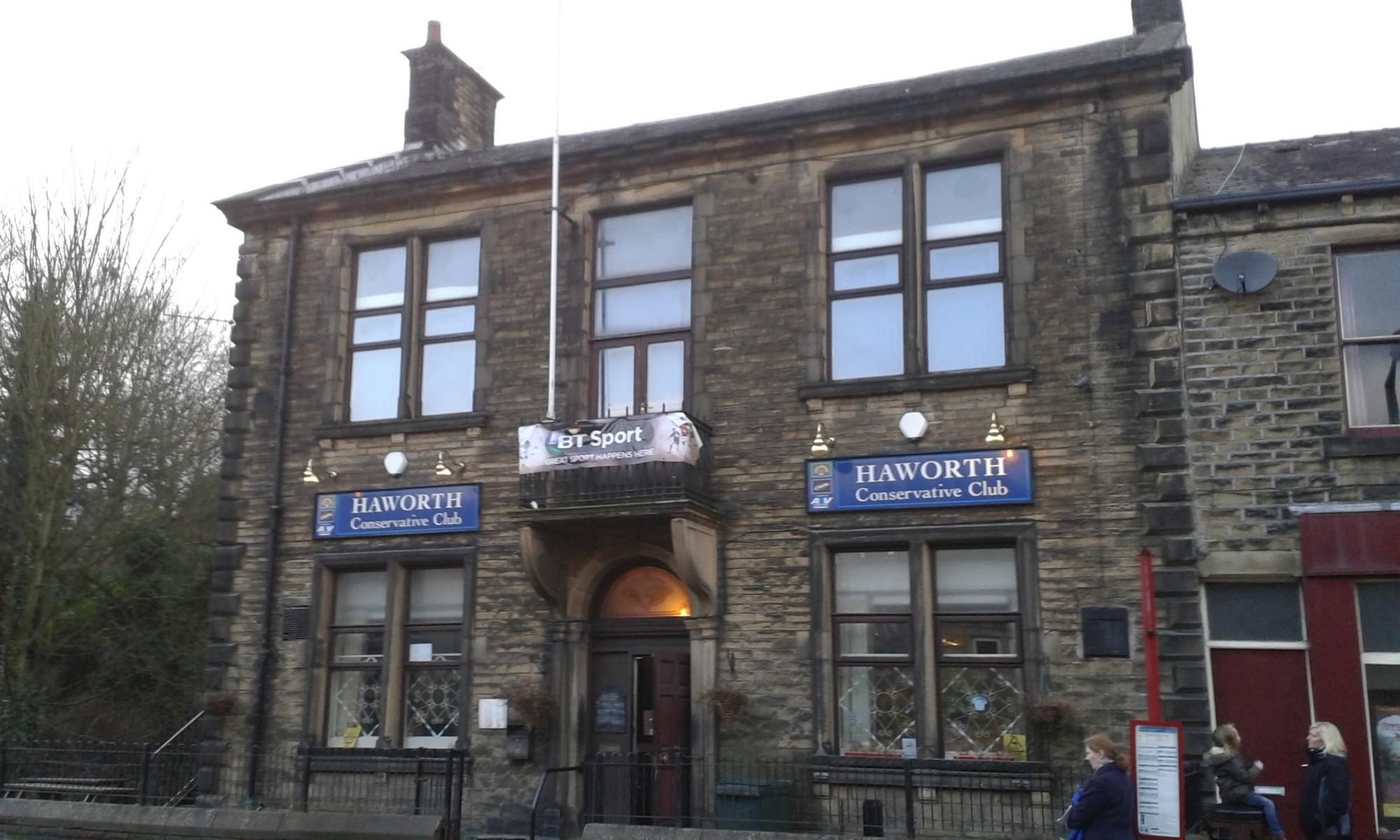 Haworth Conservative Club, February 2017. (Pub, External, Key). Published on 20-02-2017