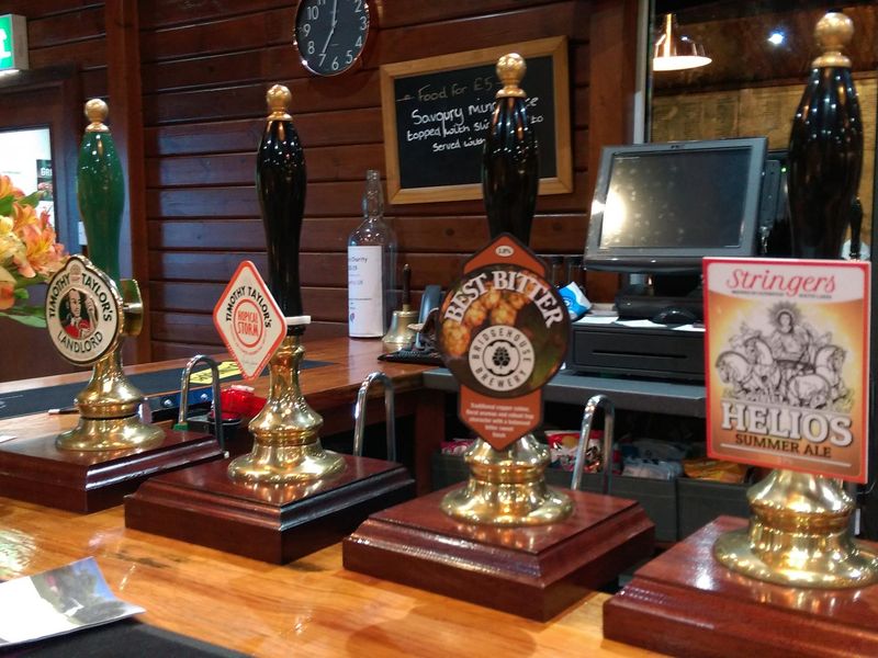 Handpumps on bar in 2019. (Pub, Bar). Published on 19-08-2019