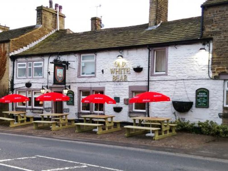 Old White Bear, Cross Hills, February 2015. (Pub, External, Key). Published on 26-02-2015