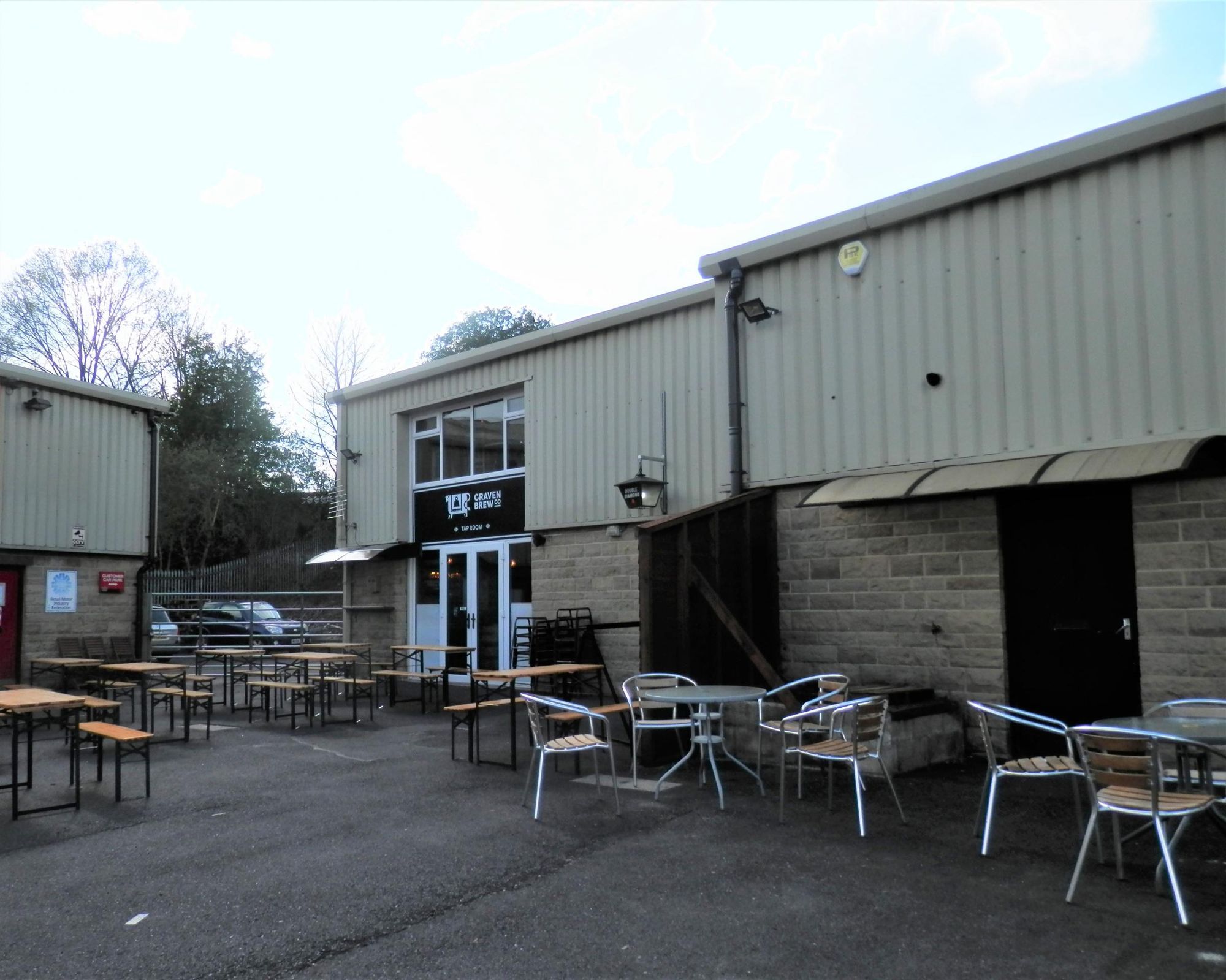 Outside seating area April 2022. (Pub, External). Published on 25-04-2022
