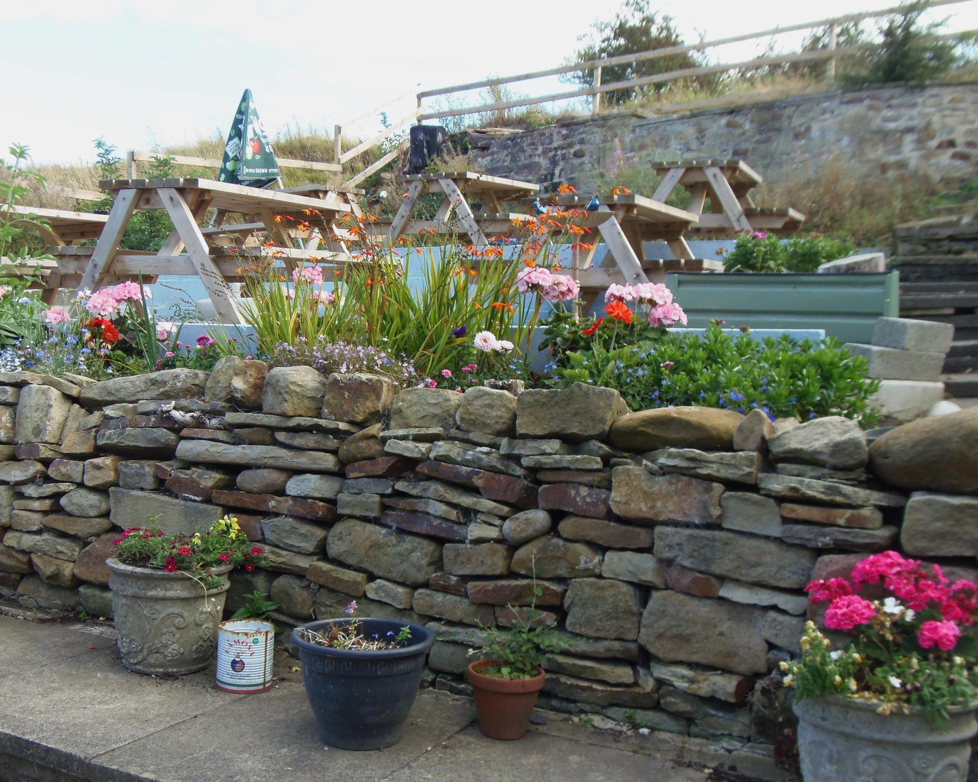 Rear Terrace August 2025. (Pub, Garden). Published on 01-09-2025