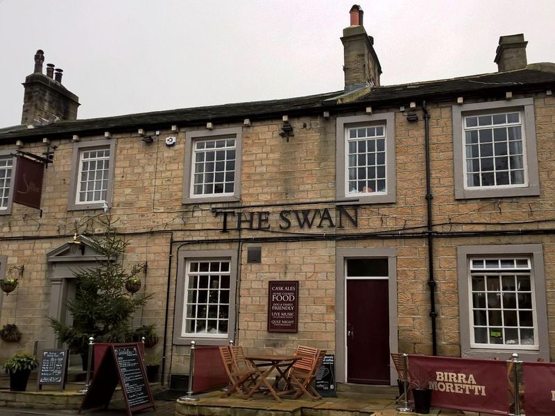 Swan, Addingham, Christmas 2017. (Pub, External, Key). Published on 26-12-2017