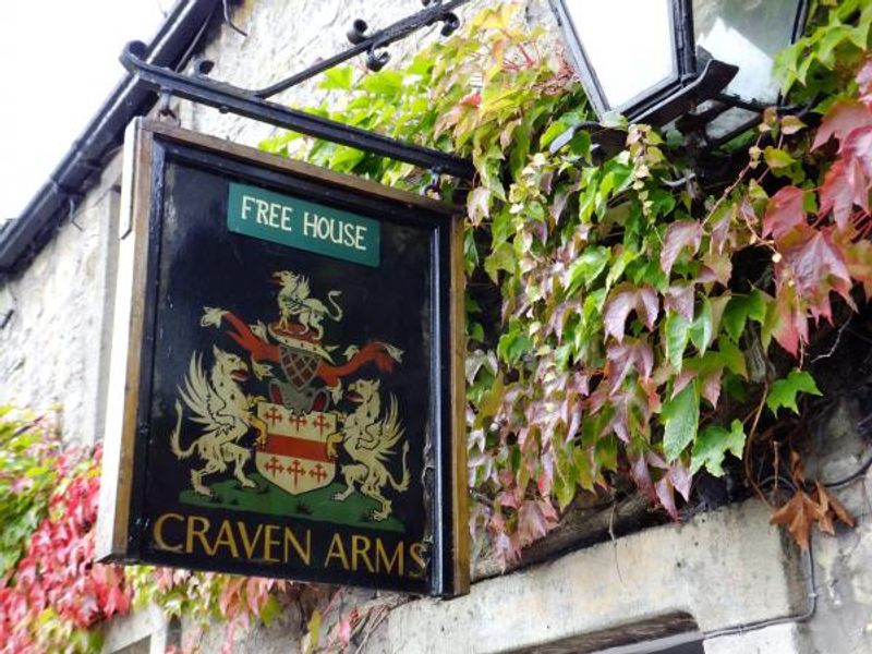 Craven Amrs, Appletreewick pub sign. (Pub, External, Sign). Published on 17-10-2014