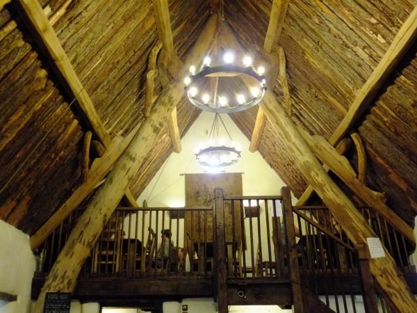 Minstrels' gallery, the Cruck Bar, Craven Arms, Appletreewick. (Pub). Published on 21-10-2014
