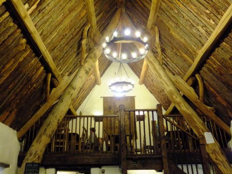 Minstrels' gallery, the Cruck Bar, Craven Arms, Appletreewick. (Pub). Published on 21-10-2014