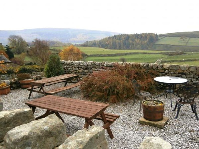 View from beer garden, Craven Arms, Appletreewick. (External, Garden). Published on 05-11-2015 