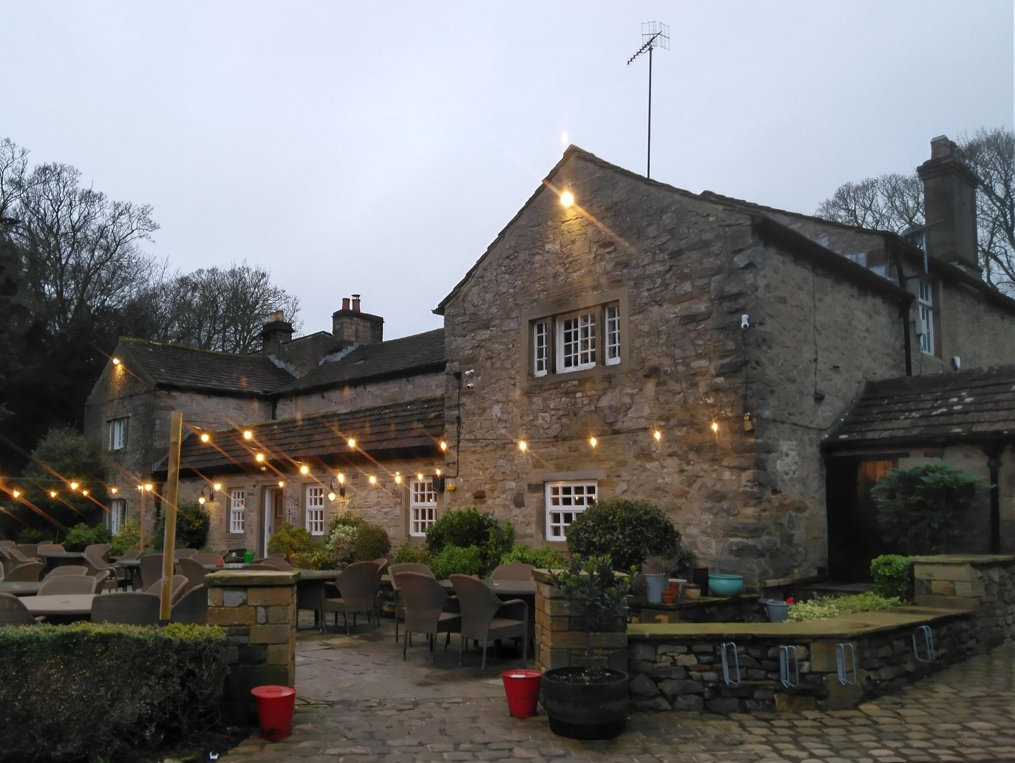 Bull, Broughton, garden and rear view, February 2026. (Pub, External, Garden). Published on 07-02-2026