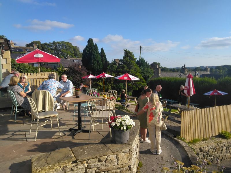 Hart's Head, Giggleswick rear garden, August 2025. (Pub, External, Garden). Published on 17-08-2025 