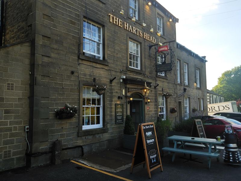 Hart's Head, Giggleswick, August 2025. (Pub, External, Sign). Published on 17-08-2025 