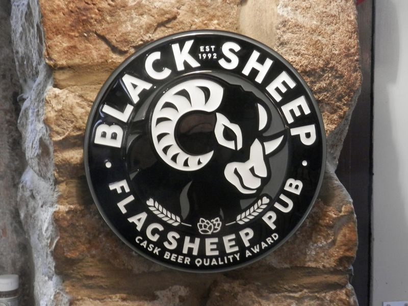 Black Sheep Quality Award. (Pub, Sign, Award). Published on 08-11-2021