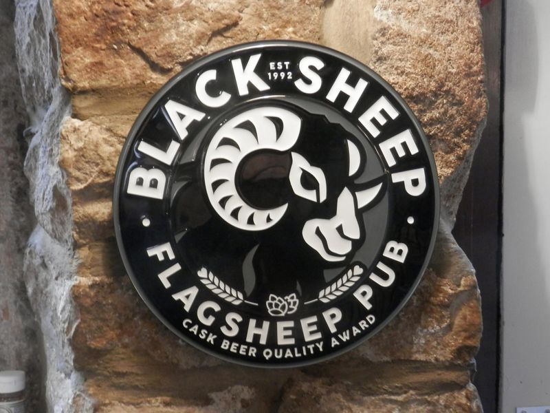 Black Sheep Quality Award. (Pub, Sign, Award). Published on 08-11-2021 