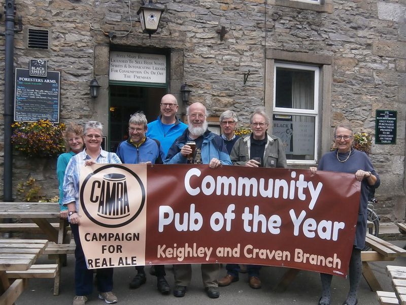 Foresters Arms, Grassington, Community Pub of the Year 2017.  Th. (Pub, External, Award). Published on 10-05-2017