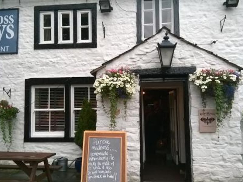 Cross Keys, East Marton, Grey Hawk signage. (Pub, External). Published on 13-10-2015