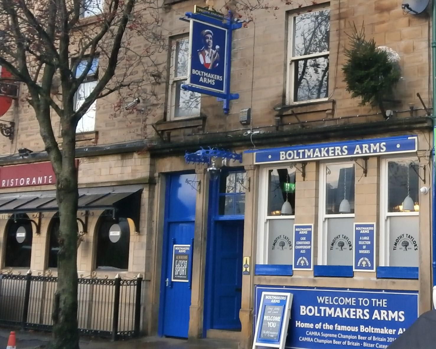 The Boltmakers Arms, Keighley, December 2016. (Pub, External). Published on 15-12-2016