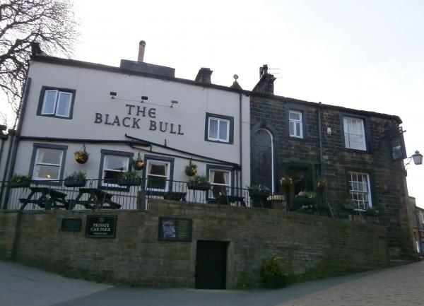 Black Bull, Haworth - April 2015. (Pub, External). Published on 14-04-2015