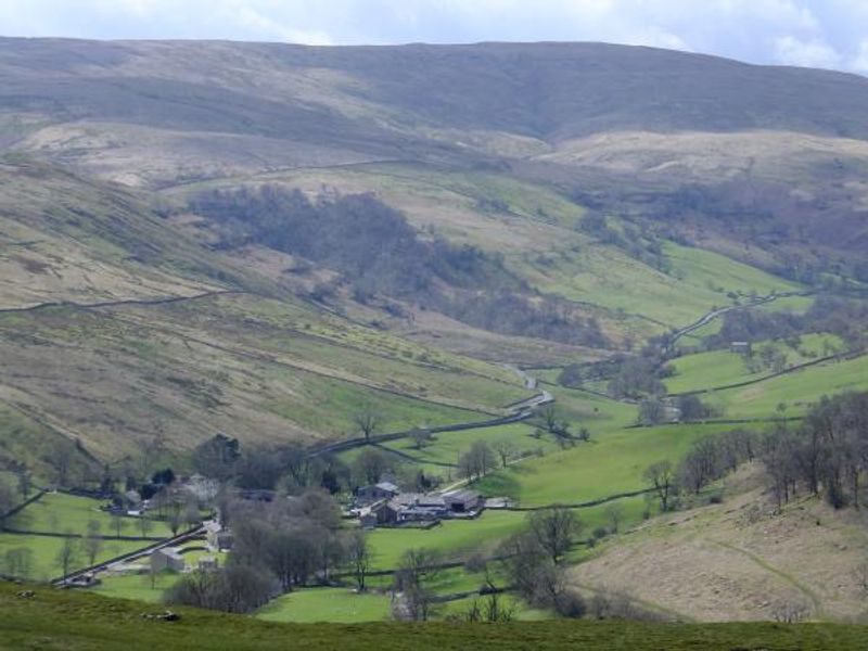 View of the George and Hubberolme village. (Pub, External). Published on 26-04-2016