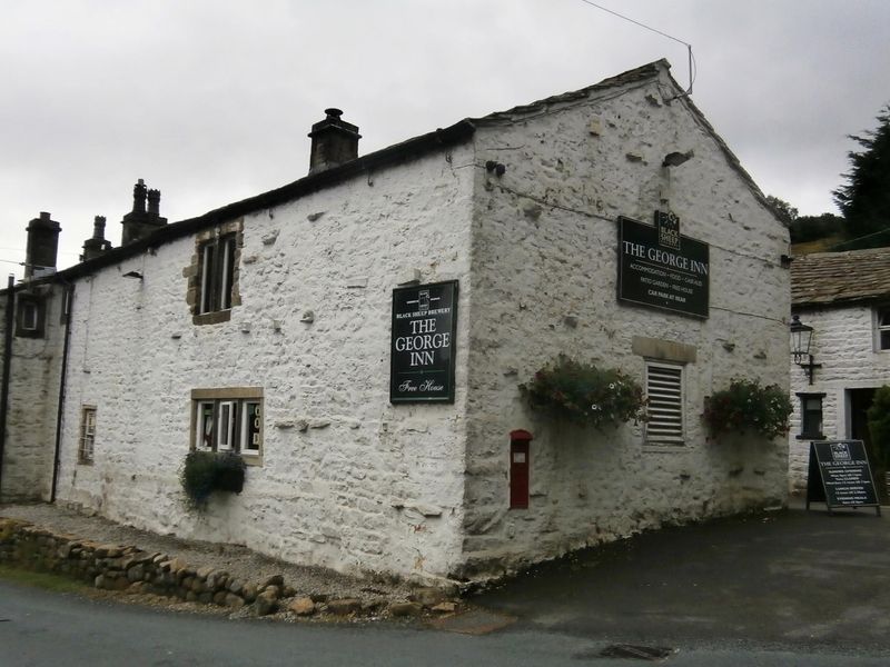 George Inn, Hubberholme, August 2018. (Pub, External). Published on 15-08-2018