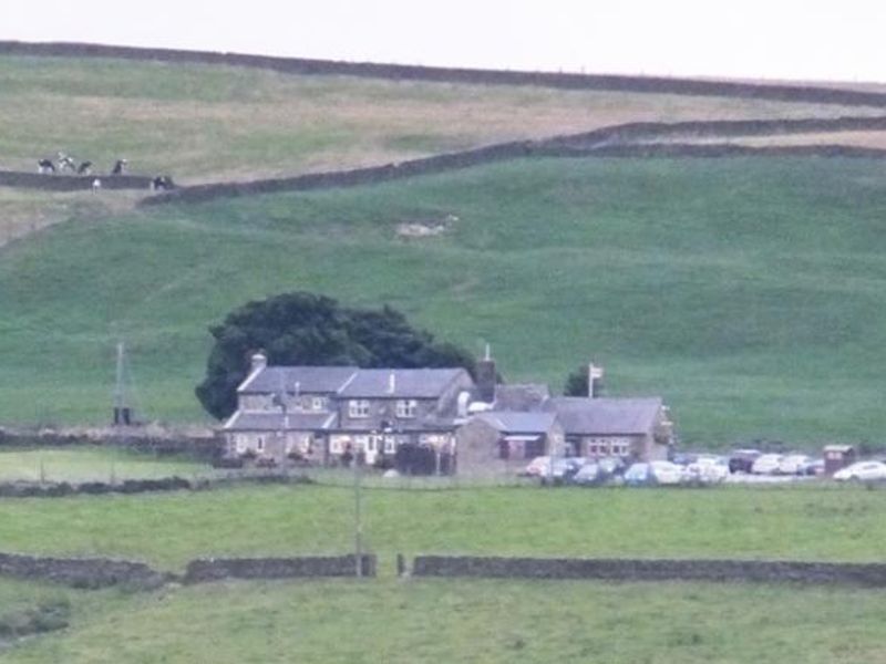 Grouse Inn, Oldfield from across the valley, 2014. (Pub, External). Published on 28-01-2015