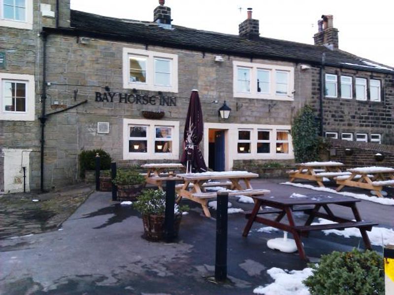 Bay Horse, Oxenhope, February 2015. (Pub, External, Key). Published on 02-02-2015 