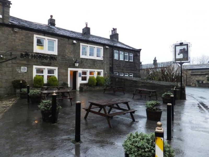 Bay Horse, Oxenhope. (Pub, External). Published on 26-04-2016