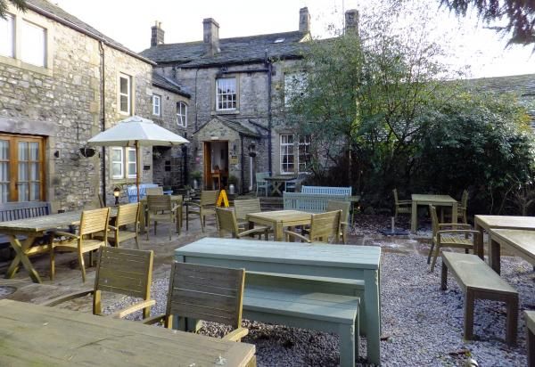 Lister Arms, Malham, the beer garden. (Pub, External, Garden). Published on 22-01-2016