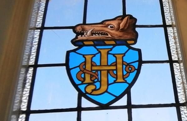 Stained glass window. (Pub, Bar). Published on 18-12-2014
