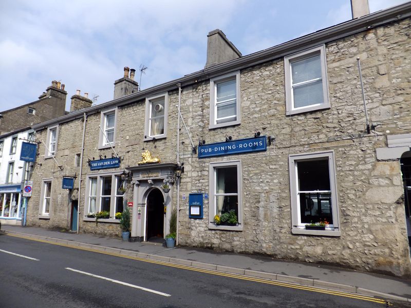 The Golden Lion, Settle, July 2018. (Pub, External, Key). Published on 16-07-2018