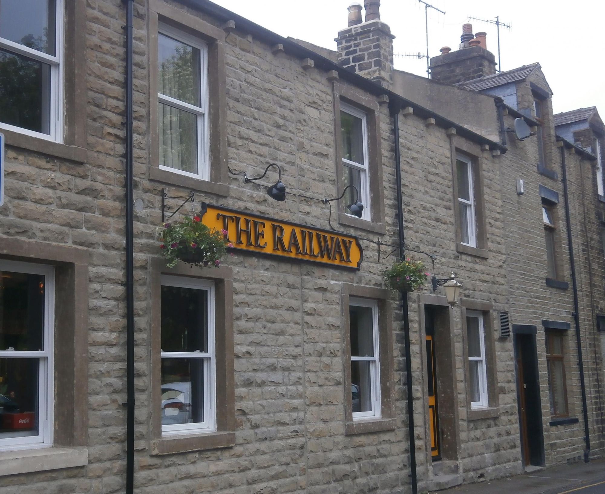 Railway Inn, Skipton, Spring 2018, side entrance. (Pub, External). Published on 28-05-2018