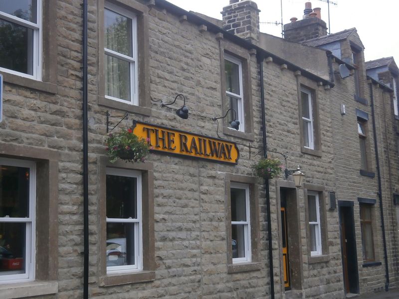 Railway Inn, Skipton, Spring 2018, side entrance. (Pub, External). Published on 28-05-2018 