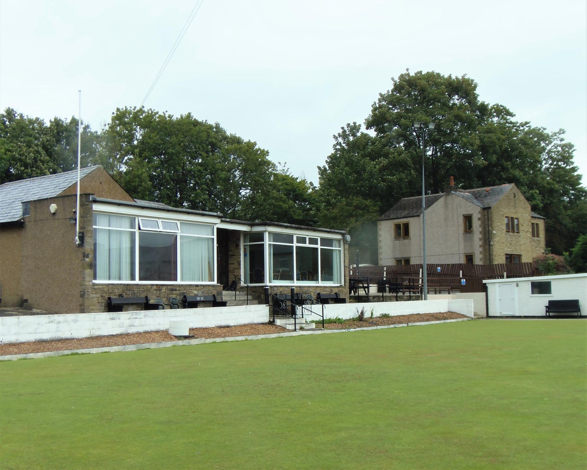 Bowling Green in front of club, 2023. (Pub, External, Key). Published on 13-08-2023