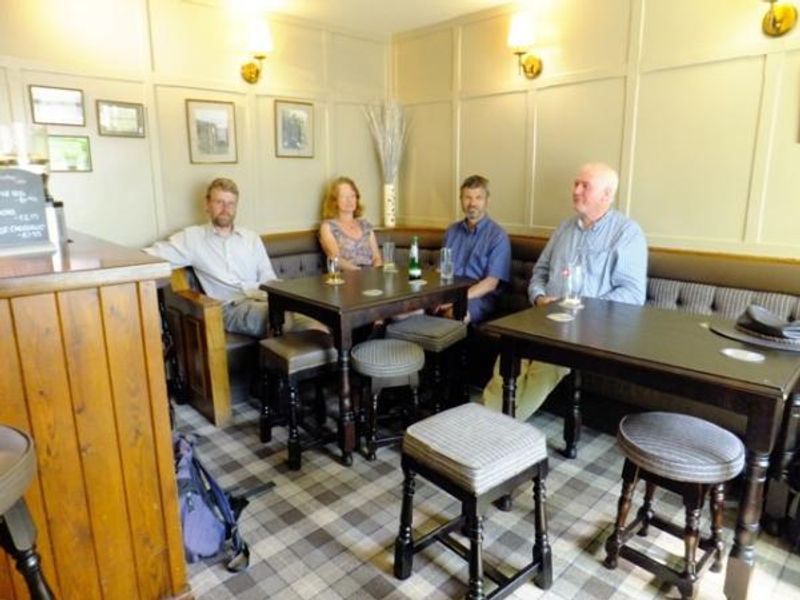 Customers in the snug, Craven Heifer, Stainforth. (Pub, Bar, Customers). Published on 04-08-2014